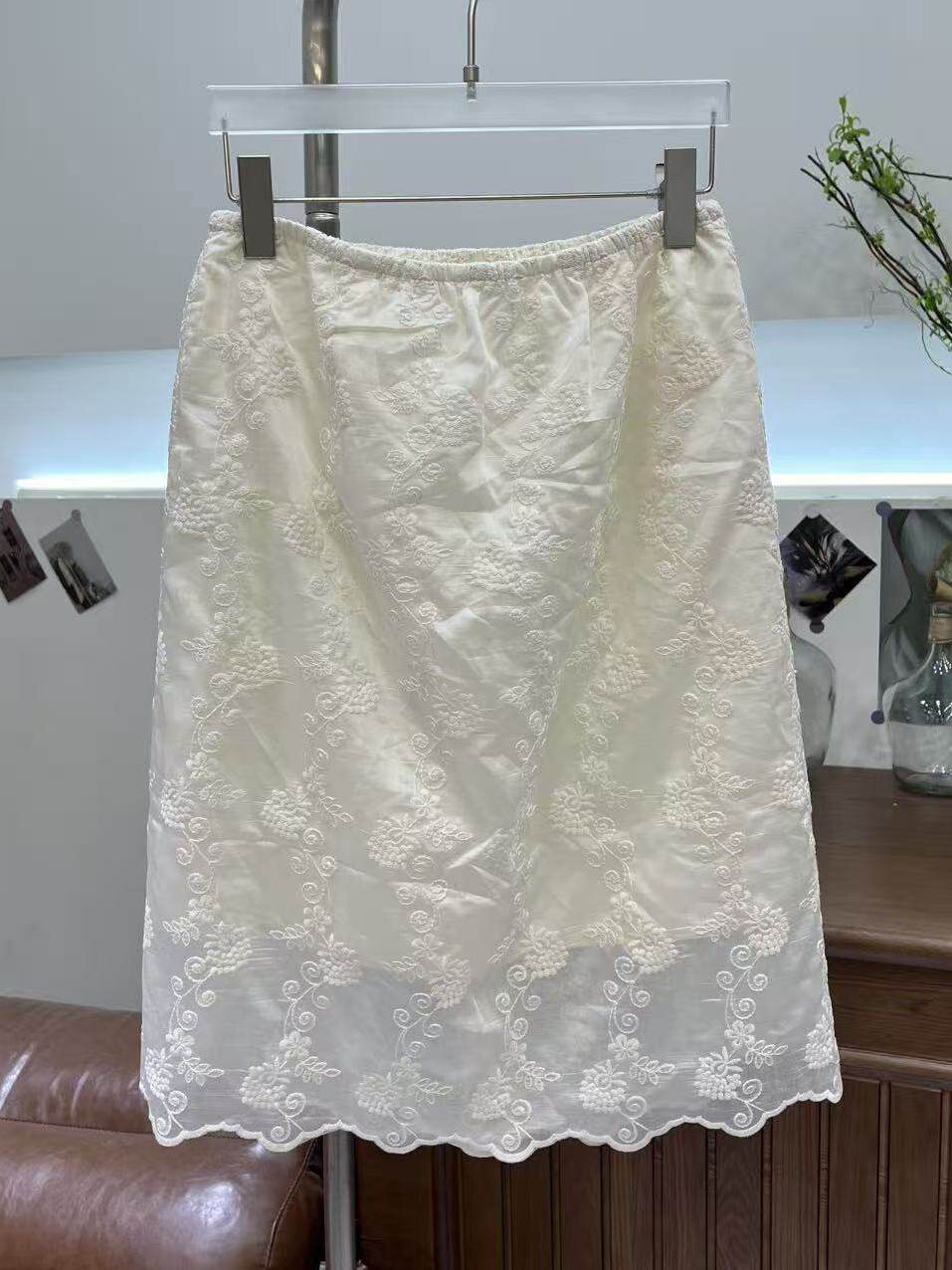 Embroidery Skirt - Spódnica damska w stylu koreańskim plus