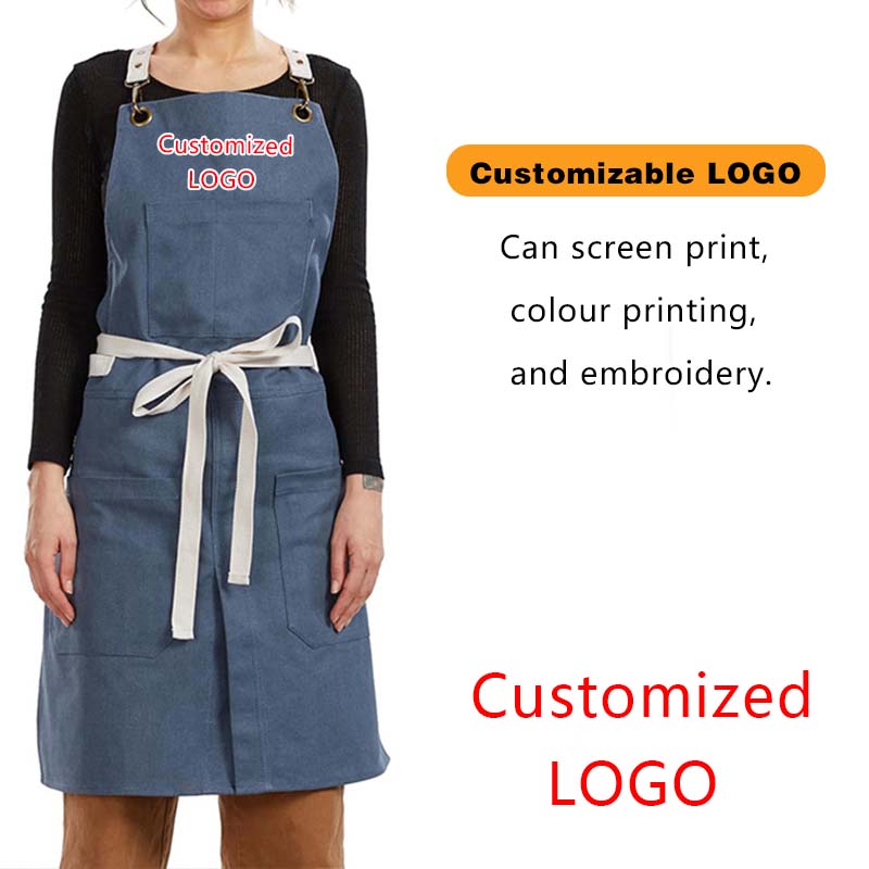 Embroidery Apron - Konfigurowalny wodoodporny fartuch z haftem i