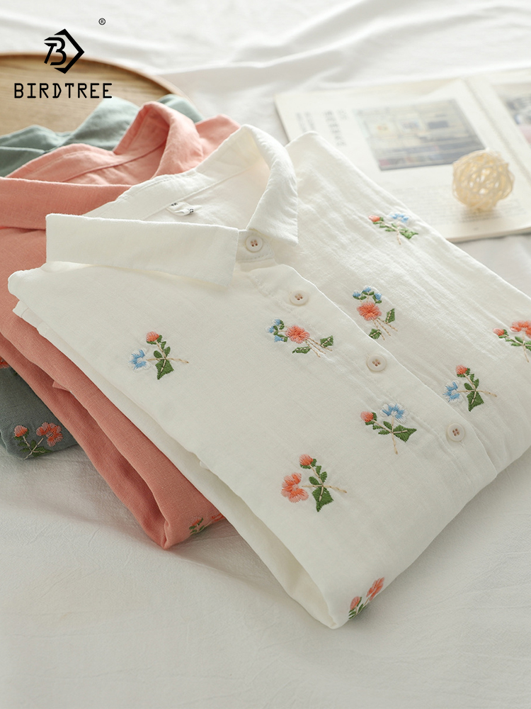 Embroidery Thread Yarn - Nowa letnia koszula z przędzy bawełnianej