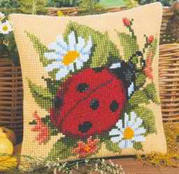 Embroidery Lady Bug - Biedronka 22-22 zestaw do haftu krzyżykowego