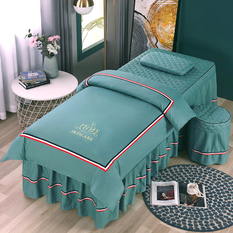 Embroidery Quilt Cover - Xuancai 4 sztuki komplety pościeli Salon