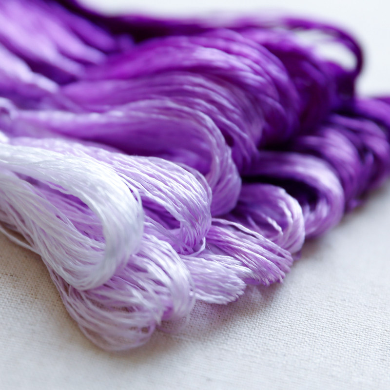 Embroidery Thread Yarn - 20m Jedwabna nić do haftu Suzhou,