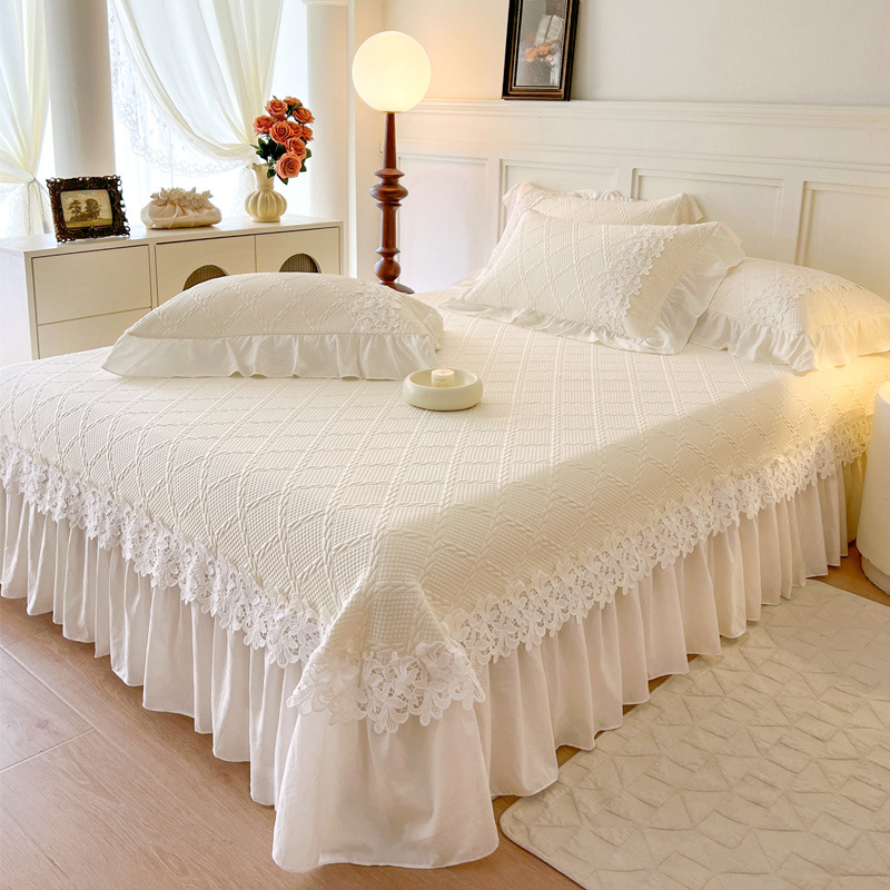 Embroidery Quilt Cover - Luksusowy zestaw chłodzących narzut z francuskim