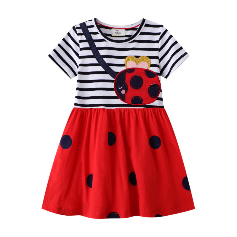Embroidery Lady Bug - Skoki metrów nowość biedronka haft dzieci