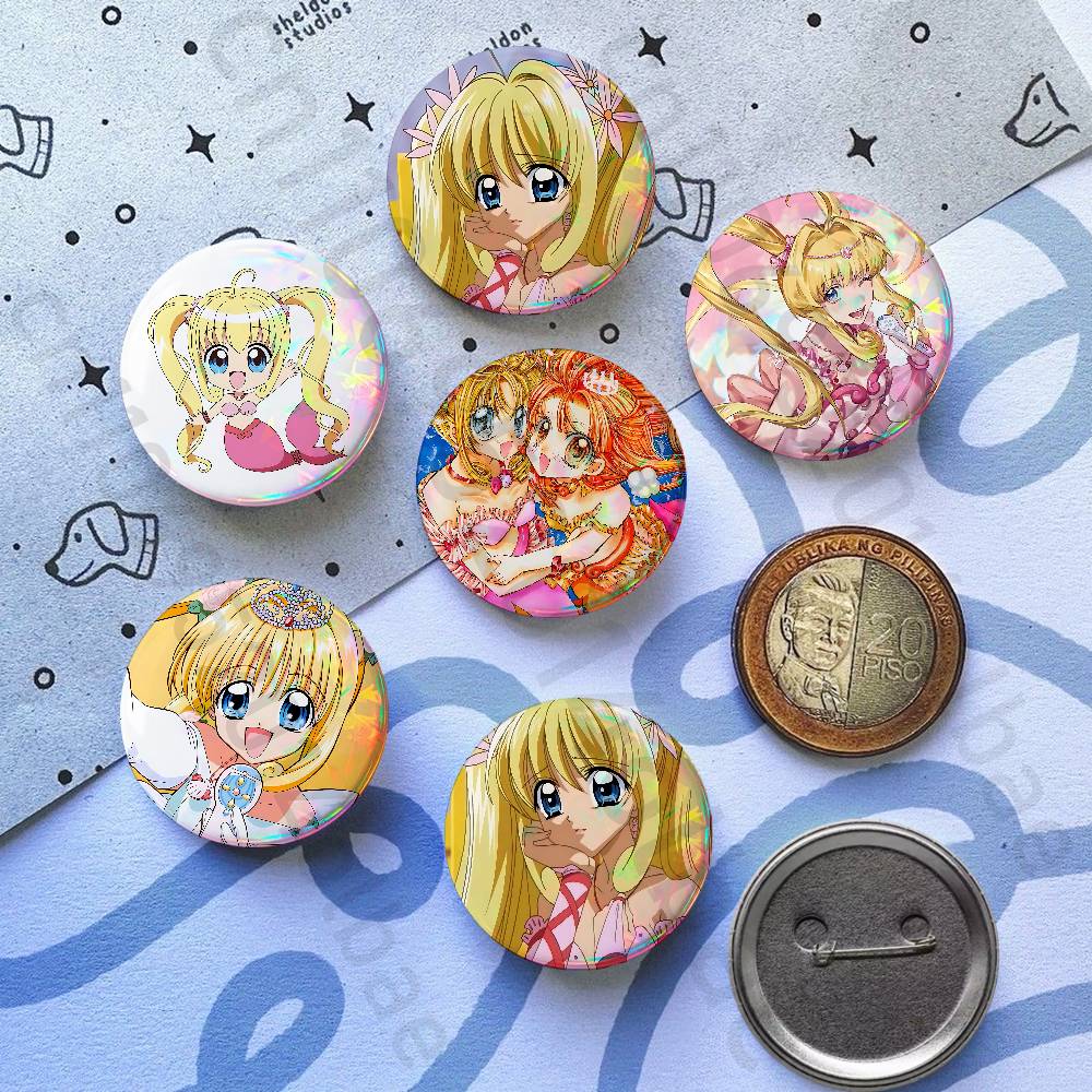 Embroidery Whale - Przypinki M-Mermaid Melody Pichi Pitch 25mm