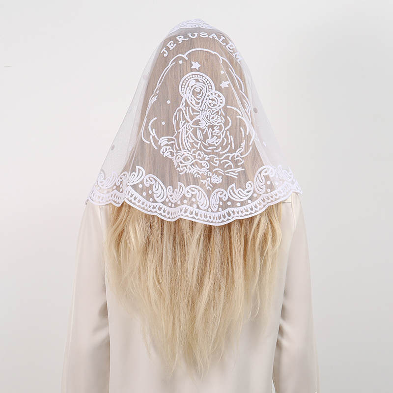 Embroidery Hoop Square - 1 szt. Elegancka damska chusta trójkątna