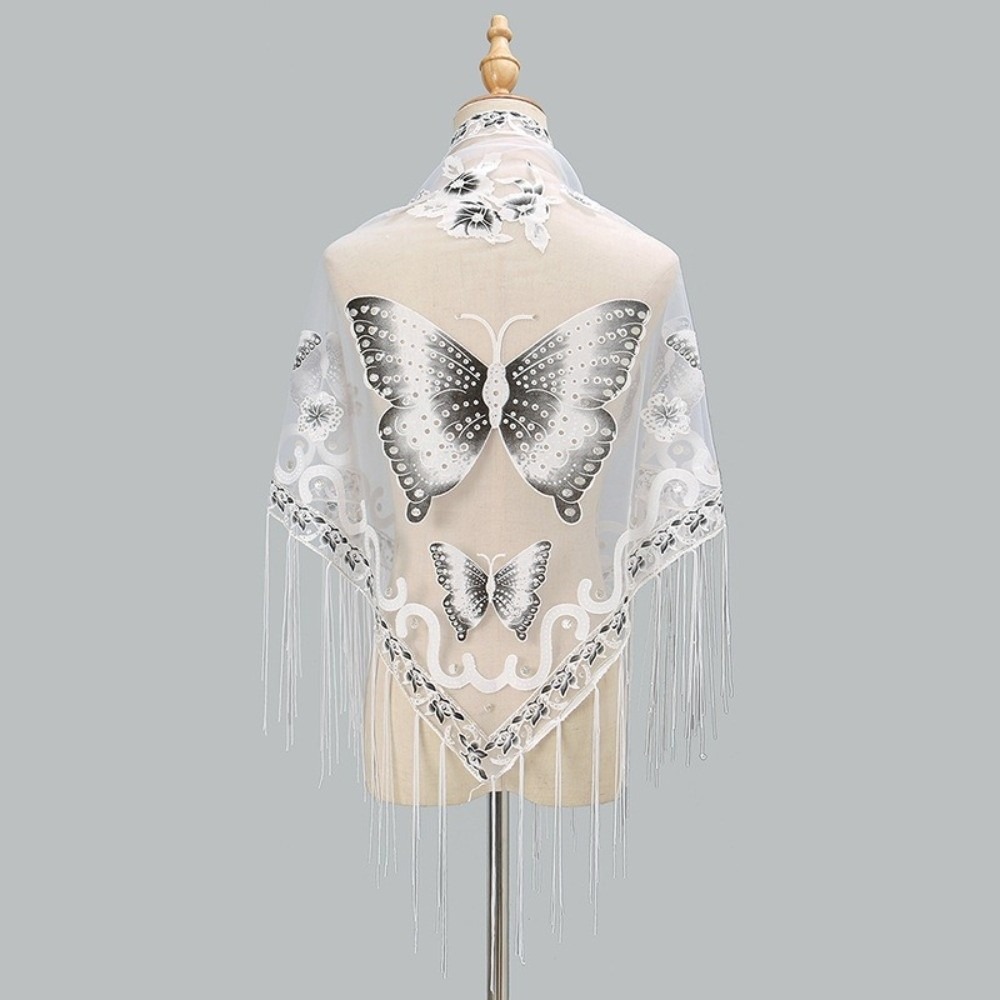 Luksusowa ażurowa chusta z kwi – Embroidery Hoop Square recenzja i cena