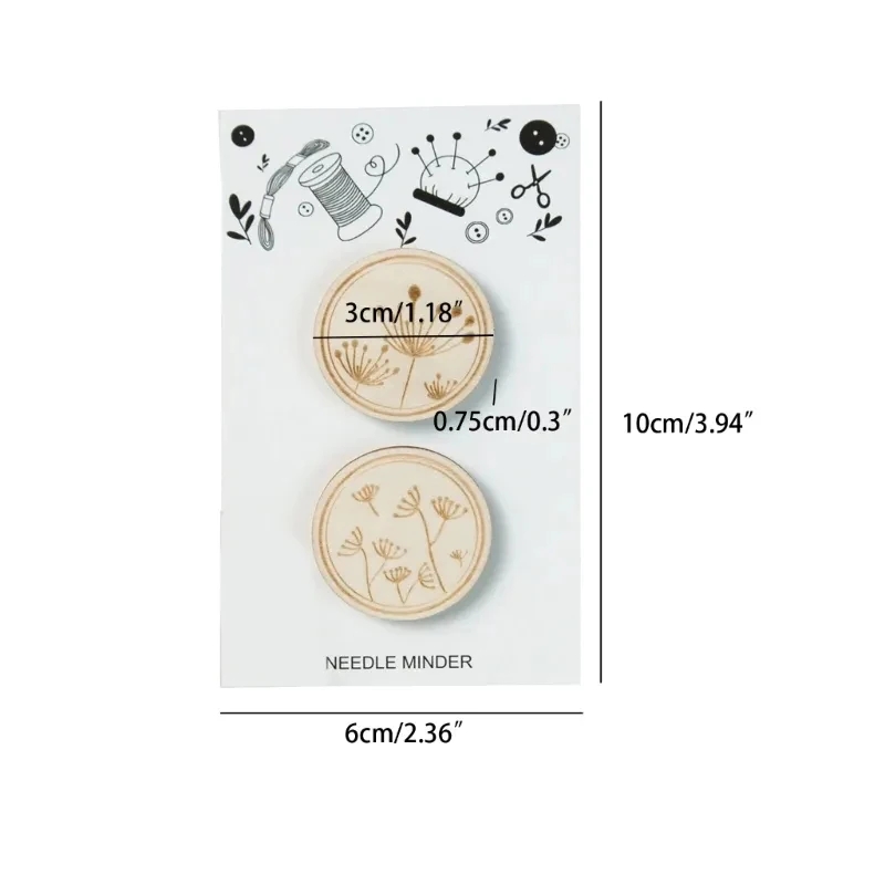 2 szt. ścieg krzyżykowy drewni – Needle Minder Magnet recenzja i cena
