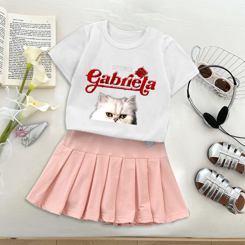 Modny zestaw: koszulka K POP K – Embroidery Skirt recenzja i cena