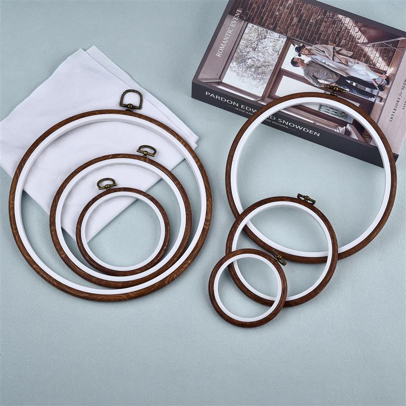 Okrągłe owalne drewniane kolor – Embroidery Hoop Square recenzja i cena