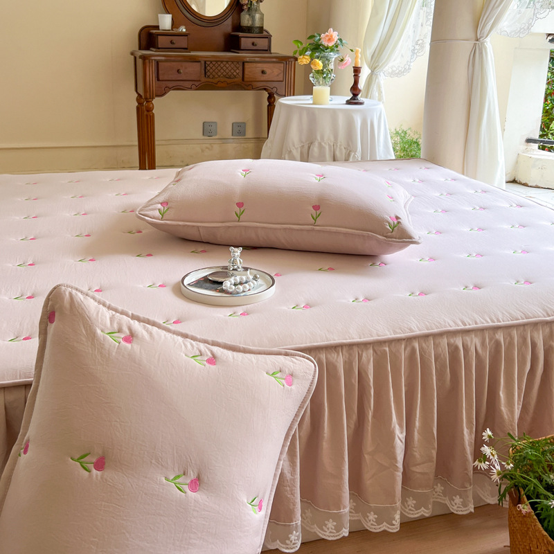 Zestaw do łóżka: pogrubiona, p – Embroidery Quilt Cover recenzja i cena