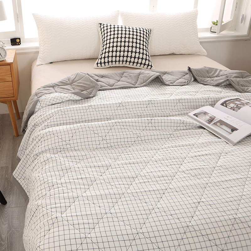 Jednokolorowy, sprany, pikowan – Embroidery Quilt Cover recenzja i cena