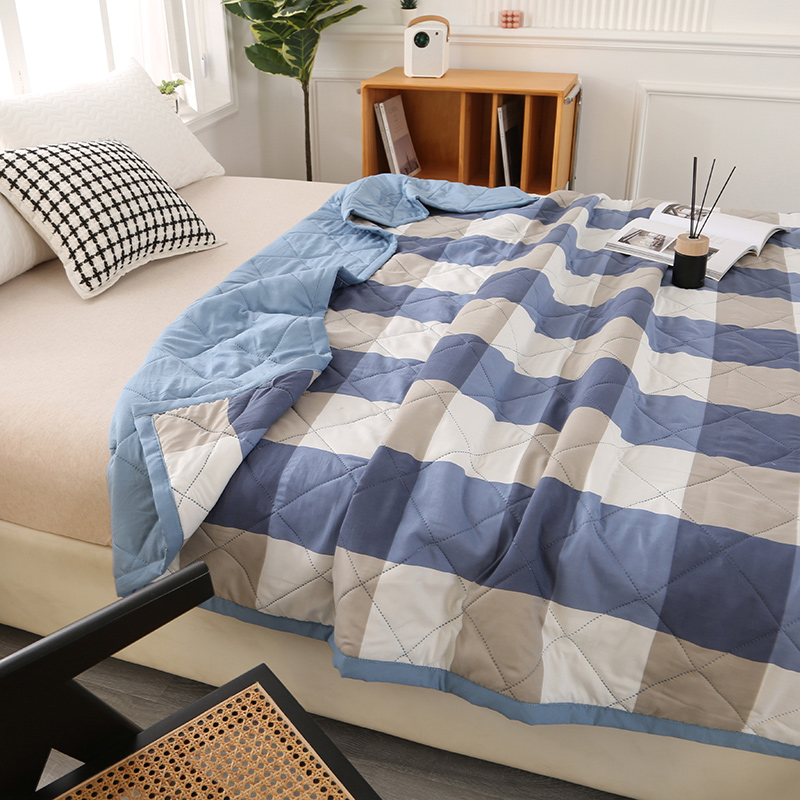 Jednokolorowy, sprany, pikowan – Embroidery Quilt Cover recenzja i cena