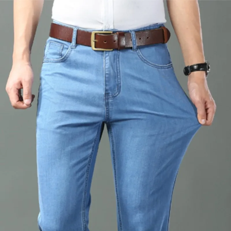 Męskie dżinsy z cienkiego deni – Embroidery On Jeans recenzja i cena