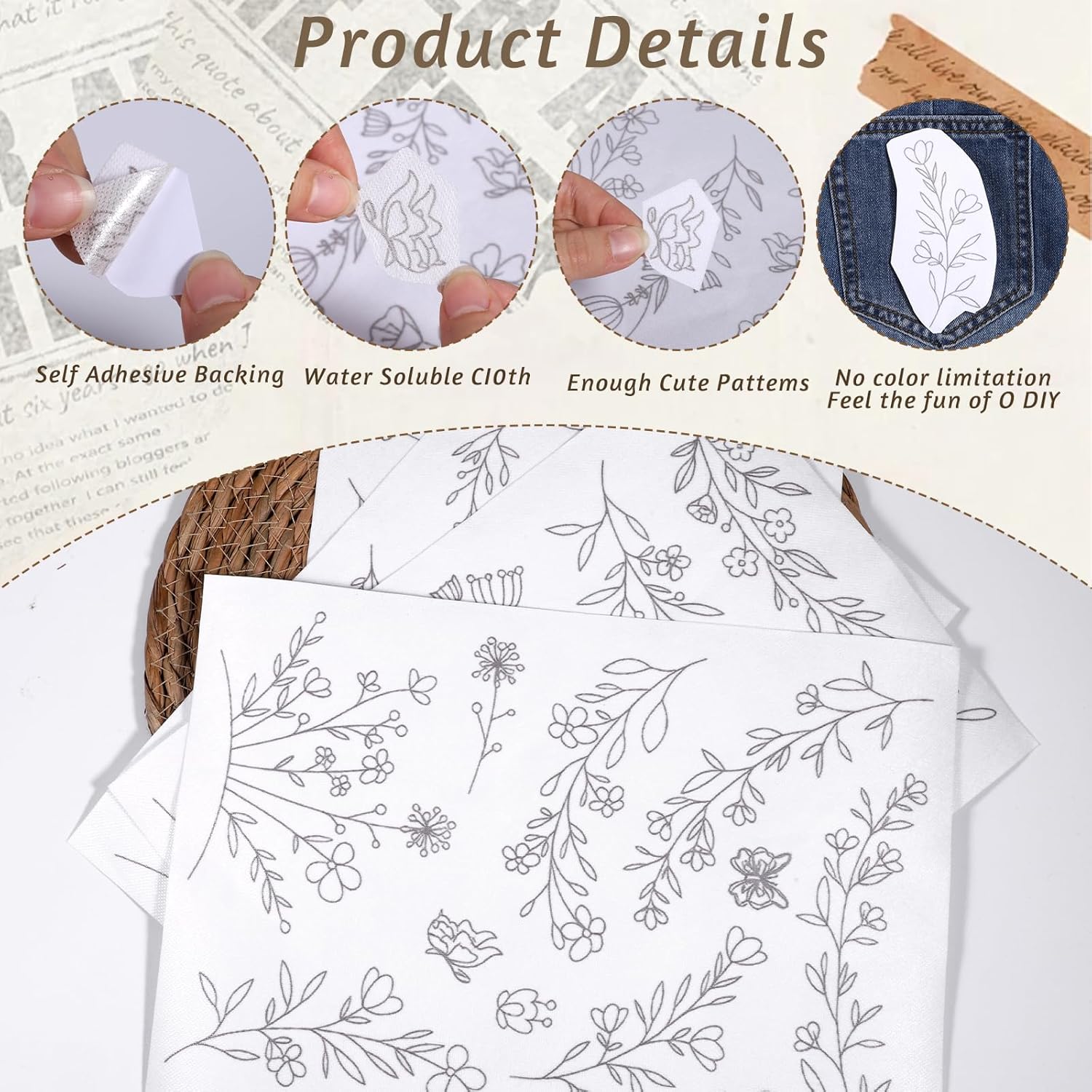 Papier do haftowania rozpuszcz – Water Soluble Stabilizer recenzja i cena