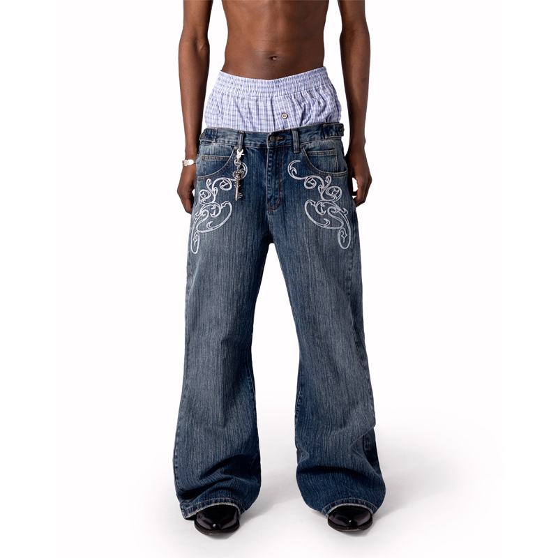 Dżinsy bootcut w stylu Y2K, ni – Embroidery On Jeans recenzja i cena