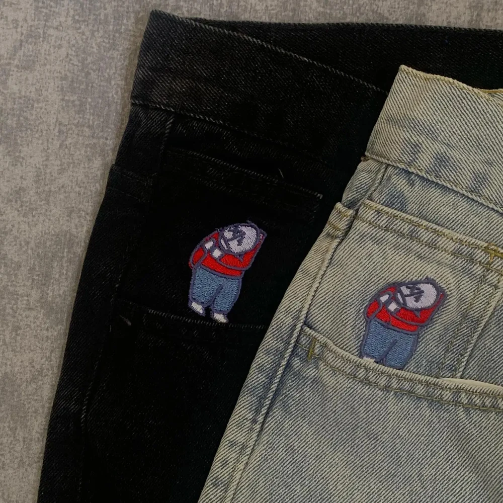 Damskie jeansy baggy w stylu r – Embroidery On Jeans recenzja i cena