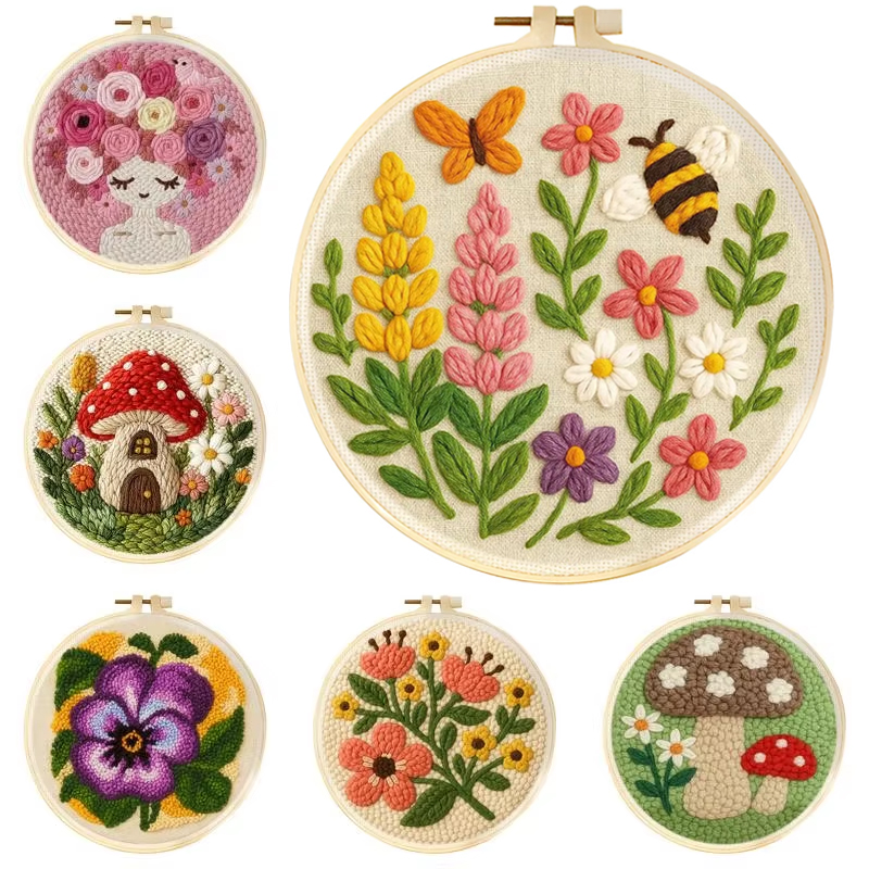 Zestawy do haftowania punch ne – Embroidery Hoop Square recenzja i cena