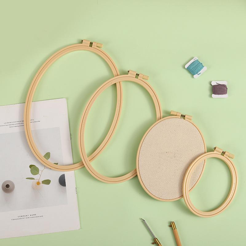 Imitacja bambusa plastikowe ow – Embroidery Hoop Square recenzja i cena