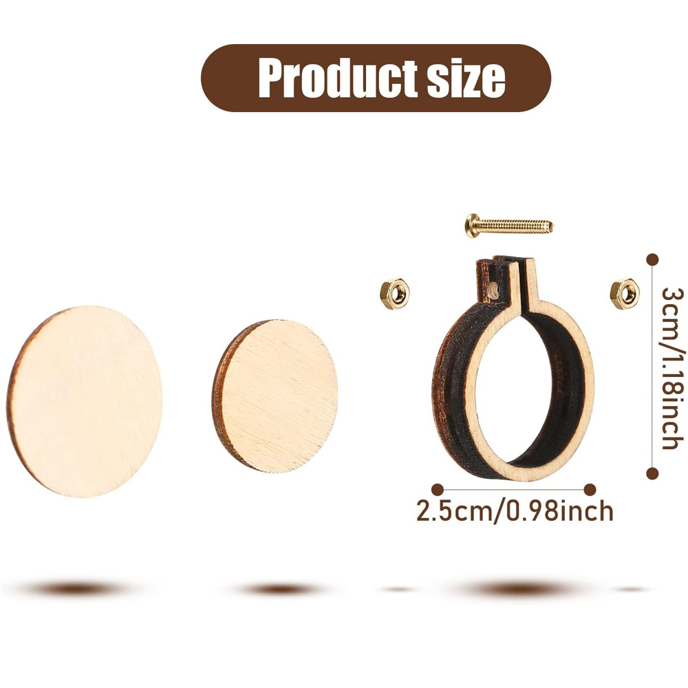 10 sztuk/zestaw drewniane Mini – Embroidery Hoop Square recenzja i cena