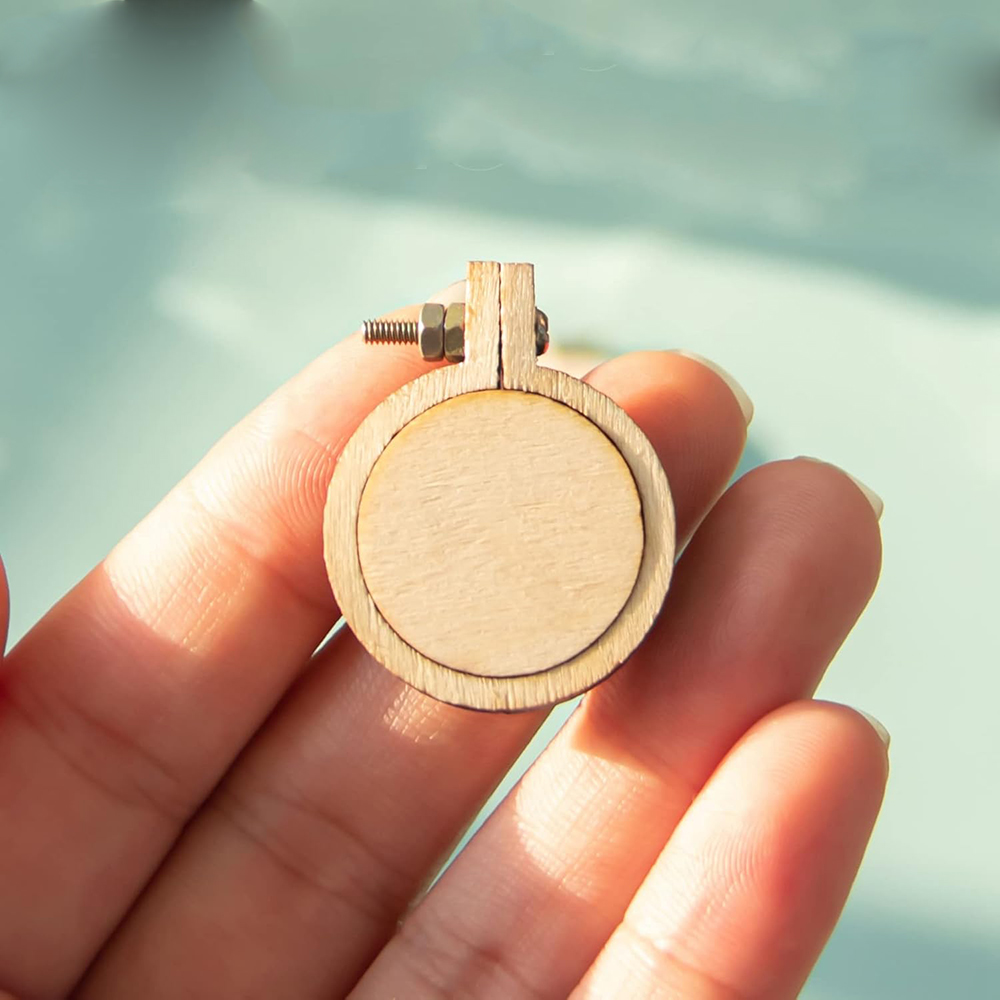 10 sztuk/zestaw drewniane Mini – Embroidery Hoop Square recenzja i cena