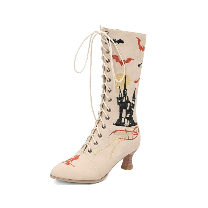 Nowe Halloweenowe Buty Cosplay – Embroidery Print recenzja i cena