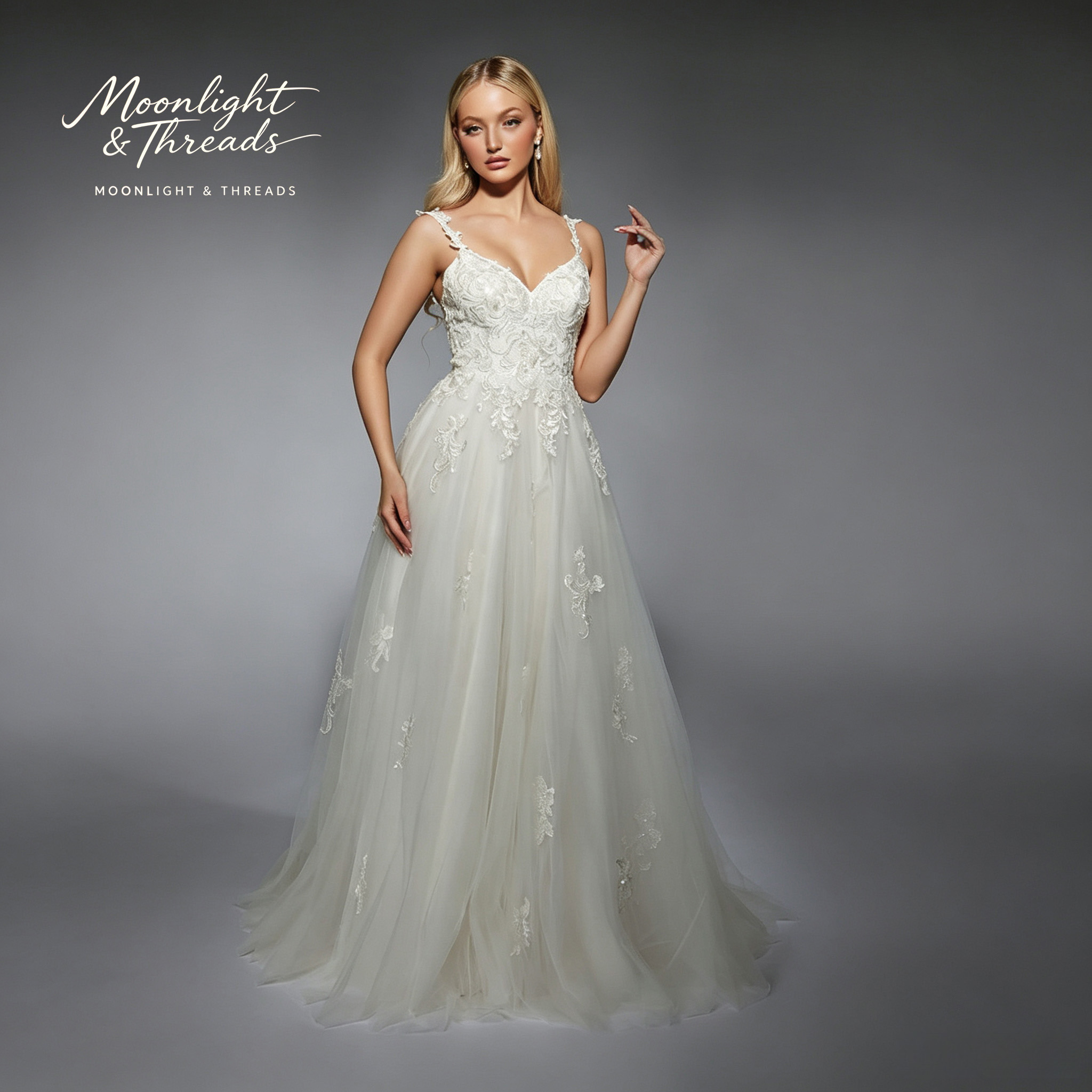 Biała tiulowa suknia bez rękaw – Embroidery White Dress recenzja i cena