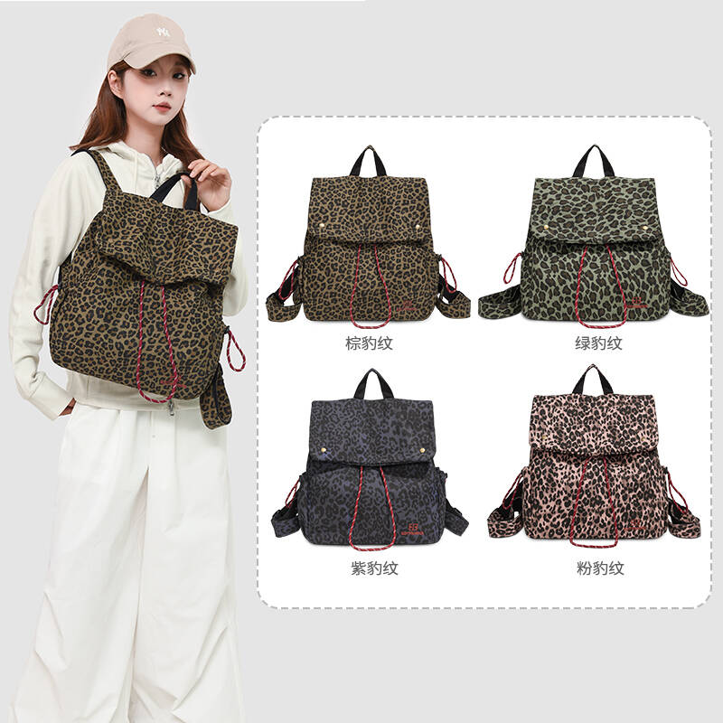 Plecak z motywem panterki Dams – Embroidery Print recenzja i cena