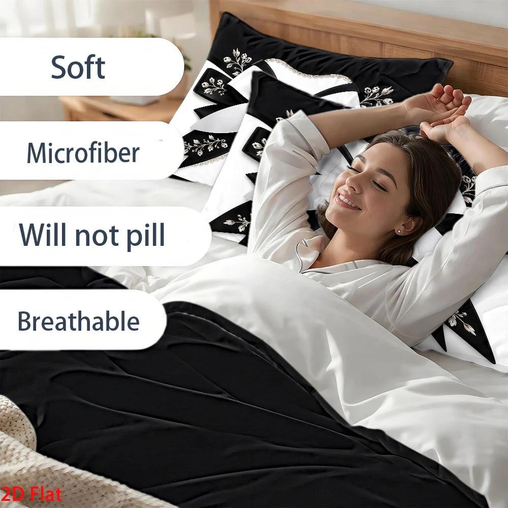 3-częściowy zestaw pościeli w  – Embroidery Quilt Cover recenzja i cena