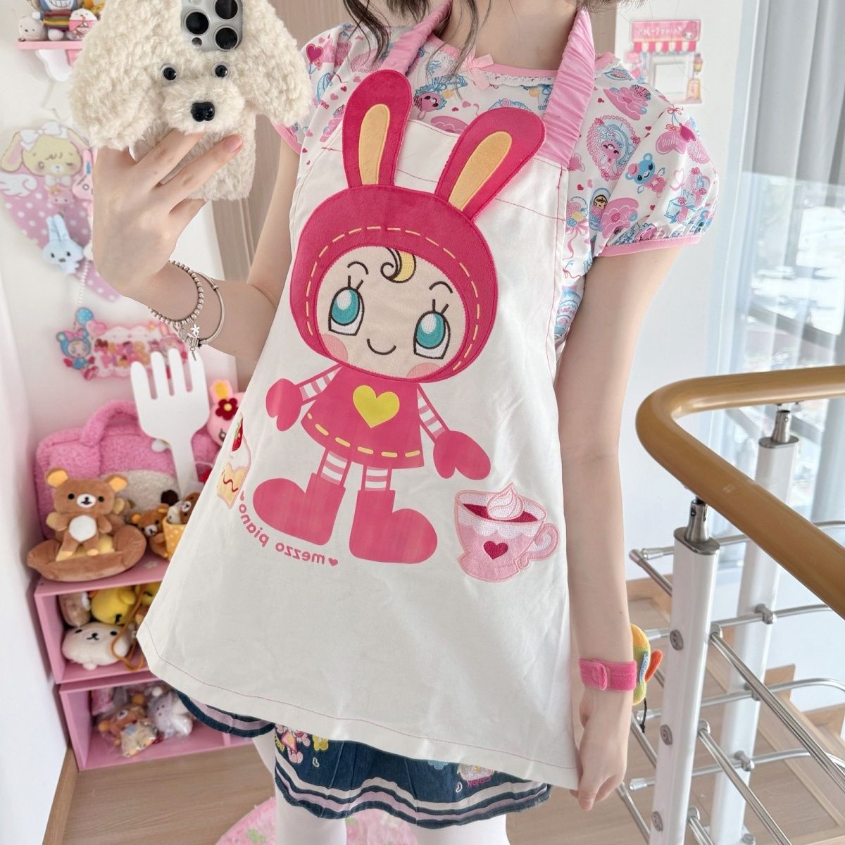Letnia Nowa Kreskówkowa Haftow – Embroidery Apron recenzja i cena