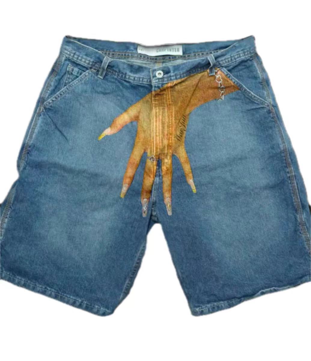 Szorty jeansowe Deeptown Y2k V – Embroidery On Jeans recenzja i cena