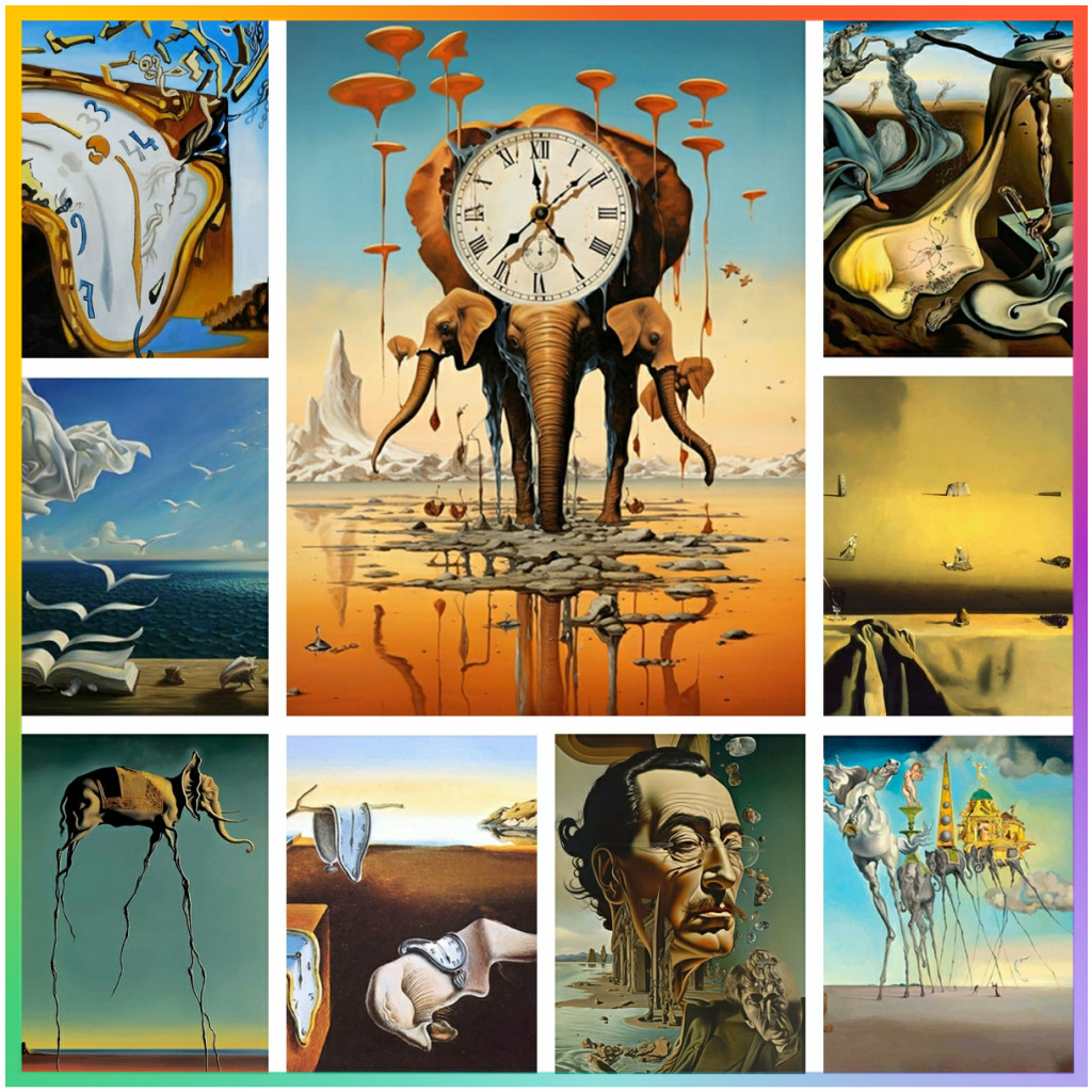 Surrealizm Słynne dzieła sztuk – Embroidery Cross Stitch Patterns recenzja i cena