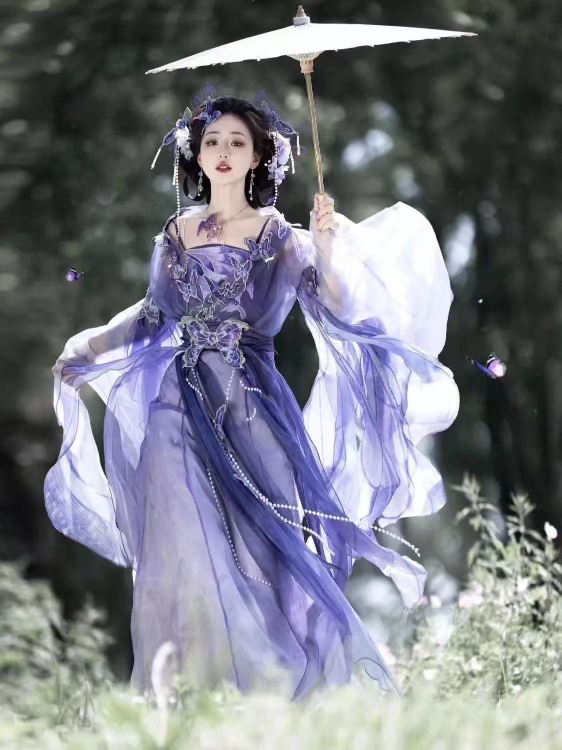 Oryginalny chiński fioletowy H – Embroidery Skirt recenzja i cena