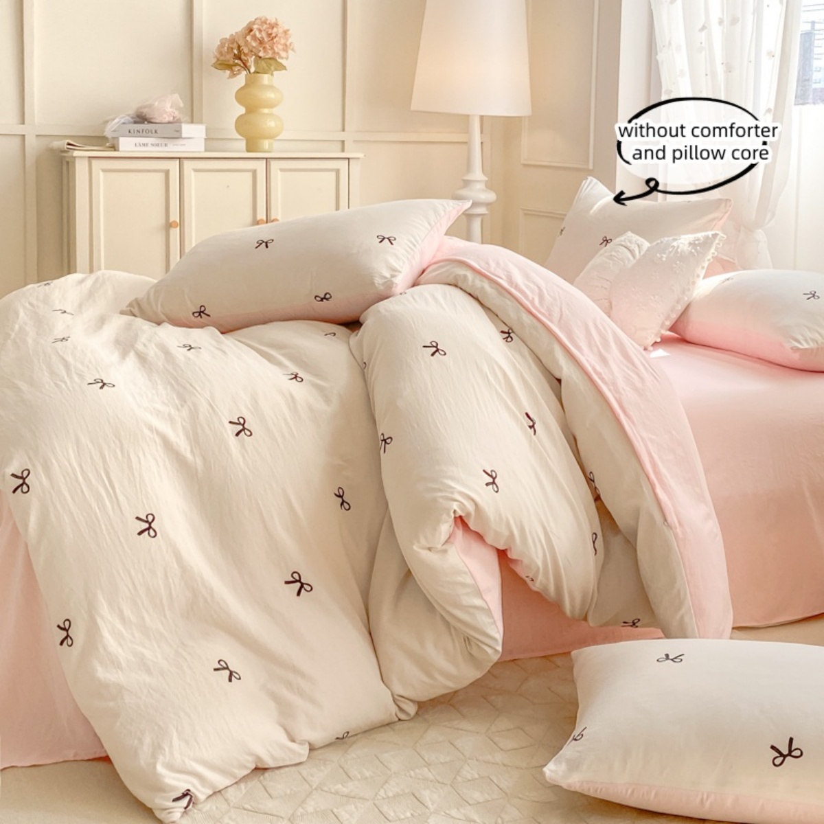 3-częściowy zestaw pościeli z  – Embroidery Quilt Cover recenzja i cena