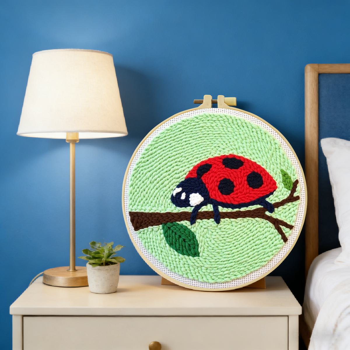 Zestaw do haftowania punch nee – Embroidery Lady Bug recenzja i cena
