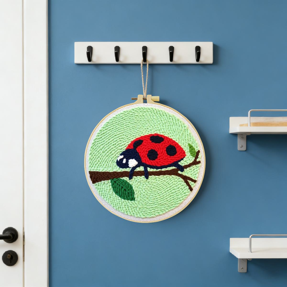 Zestaw do haftowania punch nee – Embroidery Lady Bug recenzja i cena
