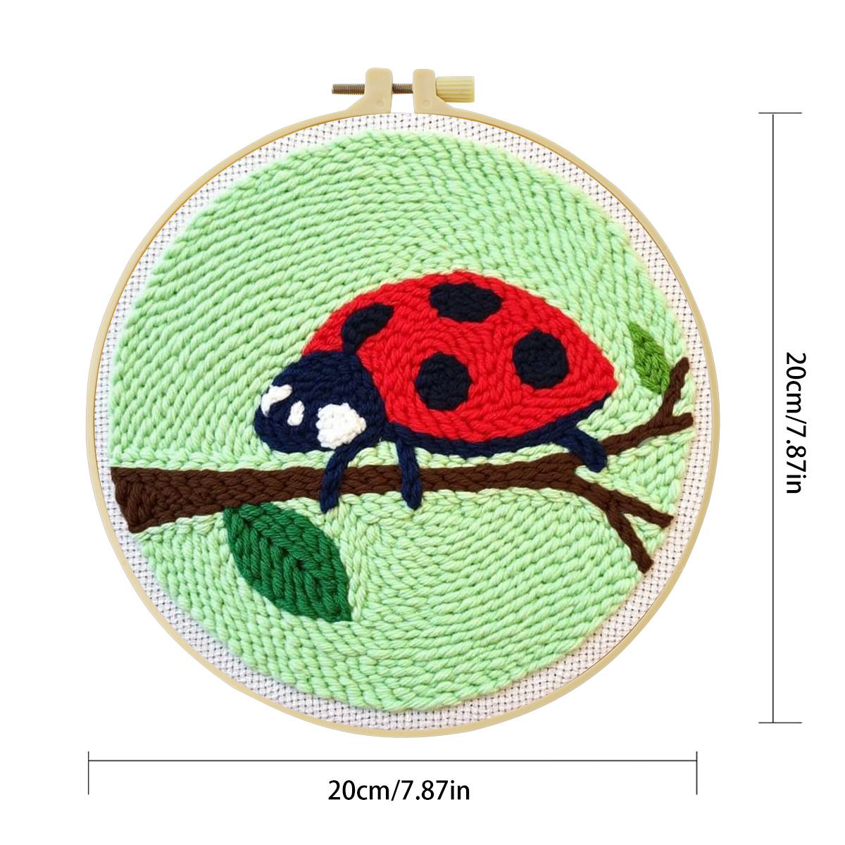 Zestaw do haftowania punch nee – Embroidery Lady Bug recenzja i cena
