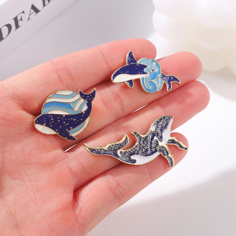 Seria wielorybów morskich emal – Embroidery Whale recenzja i cena