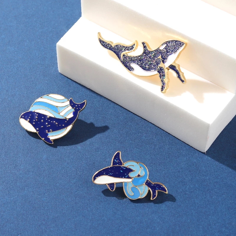 Seria wielorybów morskich emal – Embroidery Whale recenzja i cena