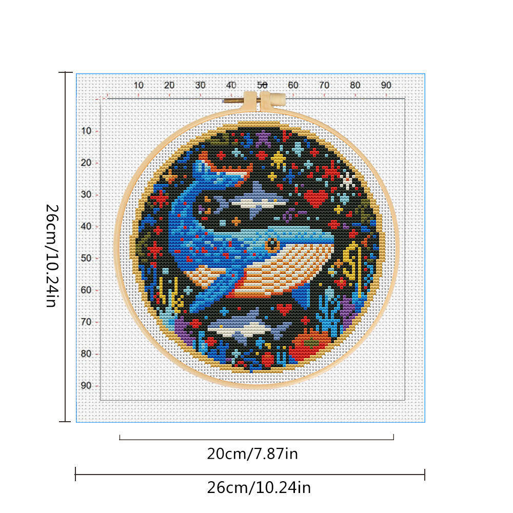 Zestaw do haftu krzyżykowego D – Embroidery Whale recenzja i cena