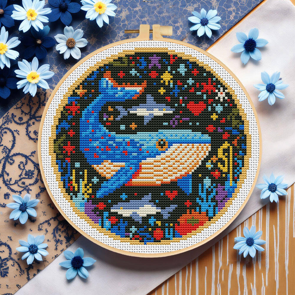 Zestaw do haftu krzyżykowego D – Embroidery Whale recenzja i cena