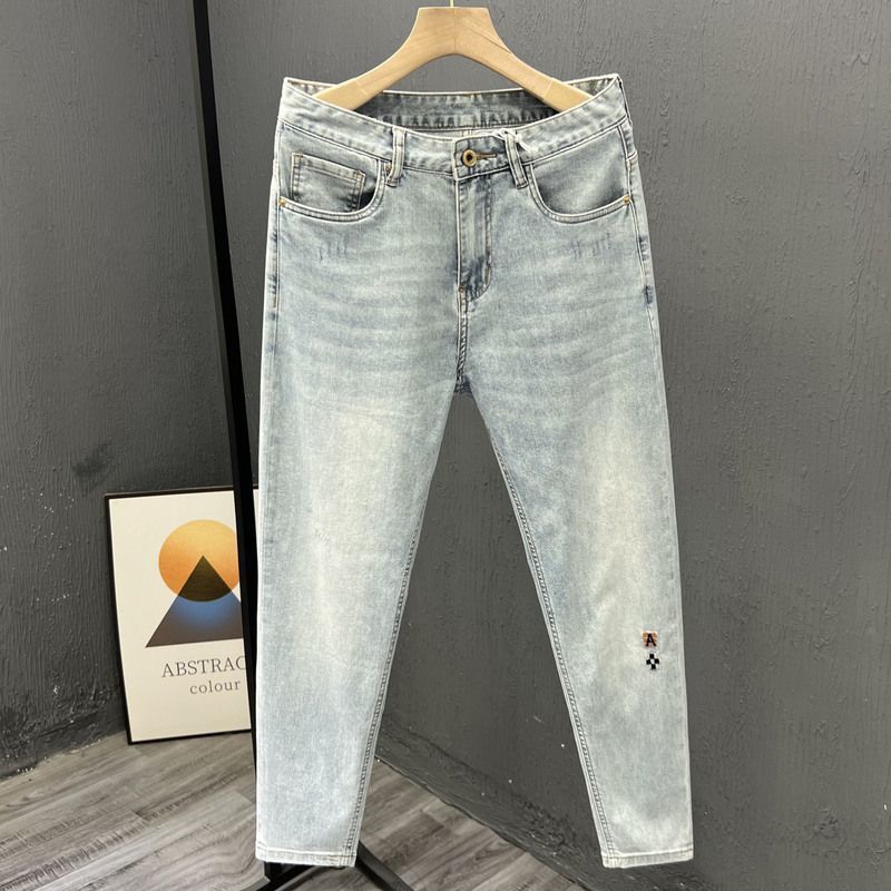 Nowa stylowa męska moda dżinsy – Embroidery On Jeans recenzja i cena
