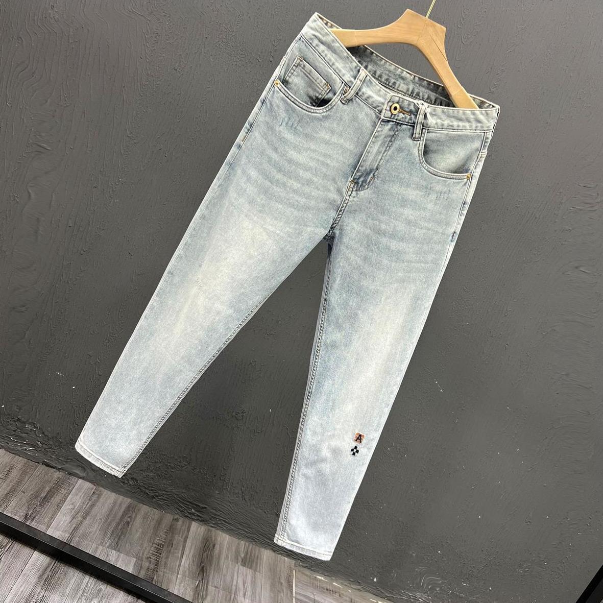 Nowa stylowa męska moda dżinsy – Embroidery On Jeans recenzja i cena