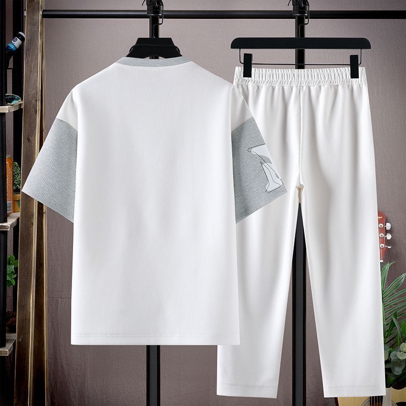 Letni modny zestaw sportowy z  – Embroidery Print recenzja i cena