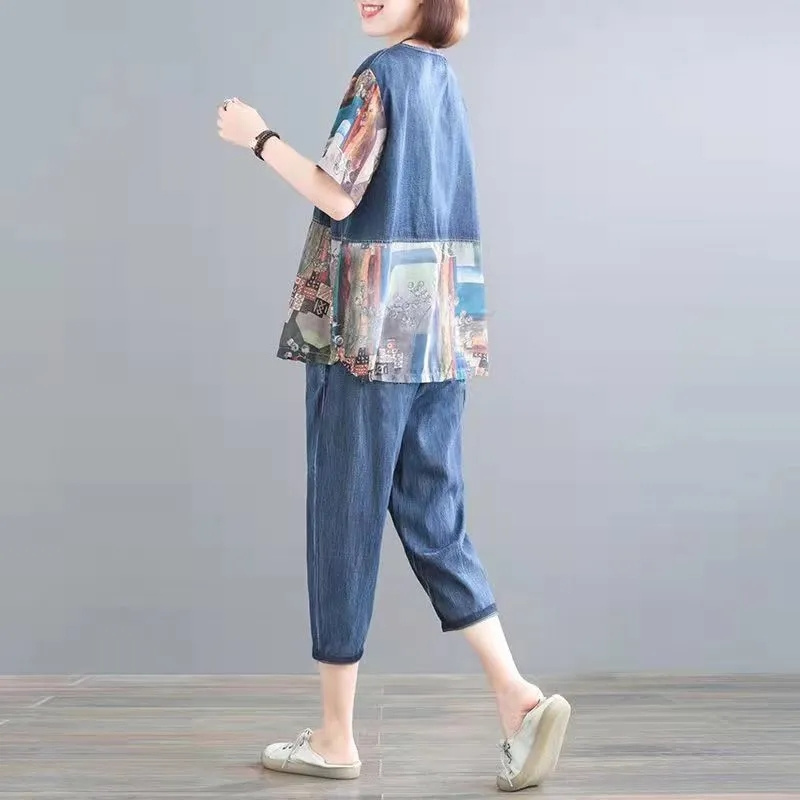 5XL Letnie zestawy jeansowe dl – Embroidery On Jeans recenzja i cena