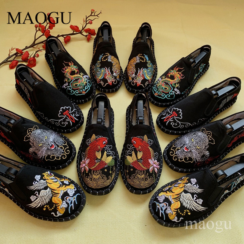 Unisexowe wsuwane buty w chińs – Embroidery Print recenzja i cena