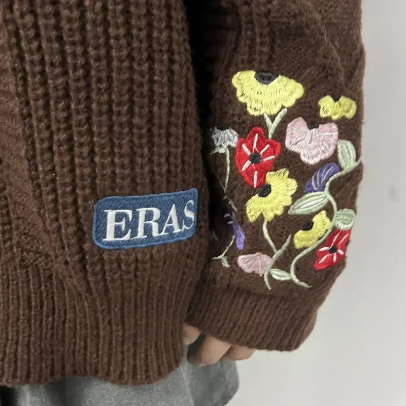 2025 Plus Size Eras Cardigan d – Embroidery Thread Yarn recenzja i cena