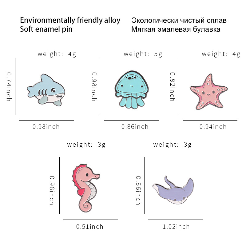 Urocze emaliowane przypinki z  – Embroidery Whale recenzja i cena