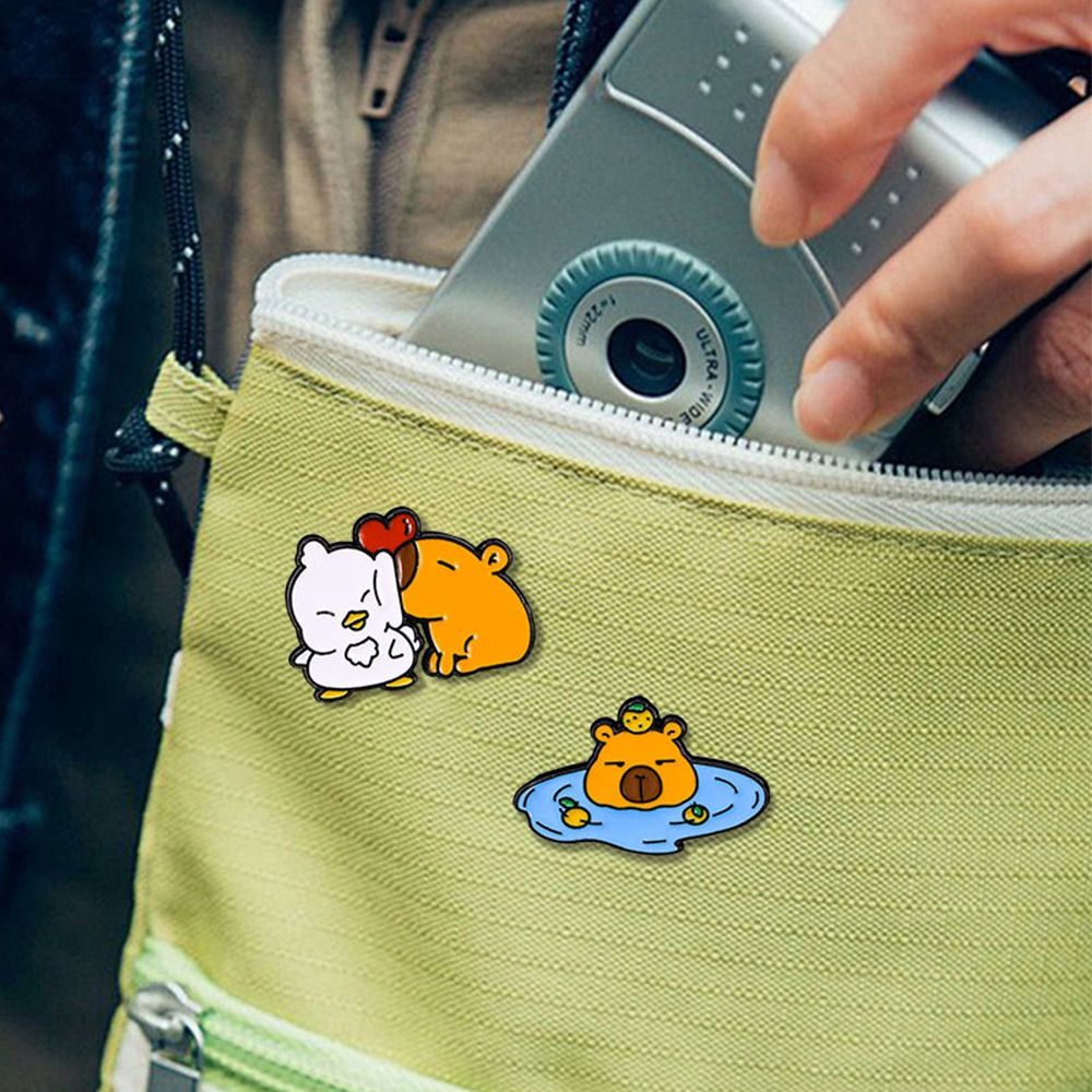 Kreskówka Kapibara Broszka Kre – Embroidery Whale recenzja i cena