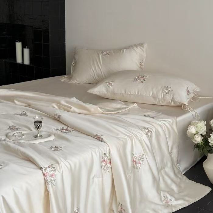 Luksusowy francuski styl kołdr – Embroidery Quilt Cover recenzja i cena